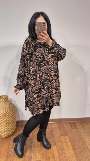 Bluz Premium Gizli Bahçe Desen 