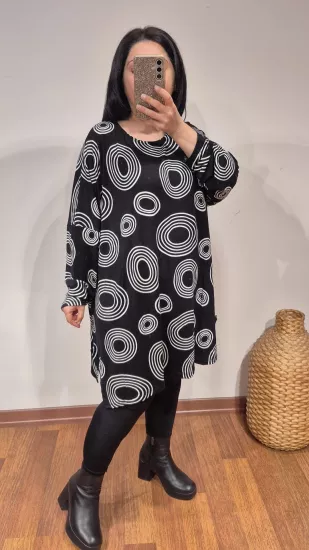 Bluz şehir çemberi desen