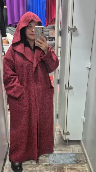 Kap keçe bordo renk