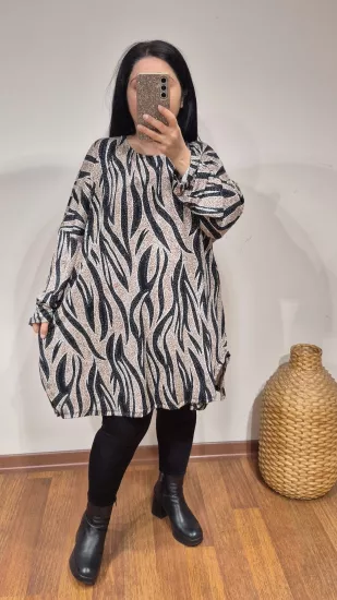 Bluz pastel tonlarda desen