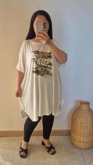 Bluz passion model kırık beyaz renk