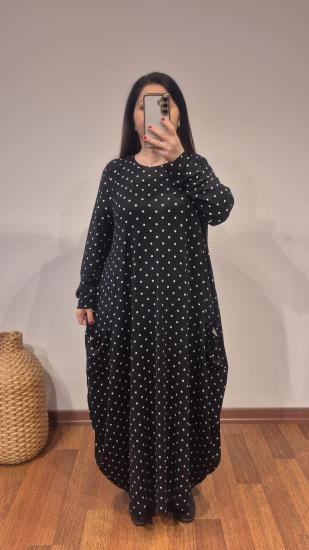 Şalvar model elbise minik puantiyeli