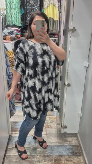 Bluz kısa kollu online desen