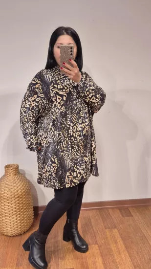 Gömlek dokuma viskon likra lina desen