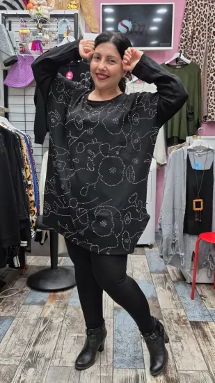 Bluz cupra kumaş beden kısmı taş detay