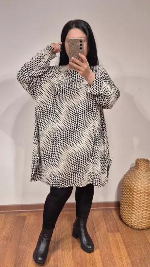 Bluz optik puan desen