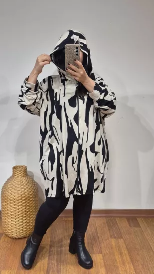 Kapüşonlu stone desen