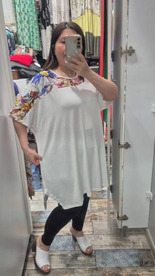 Bluz yeni renkler garni detay model